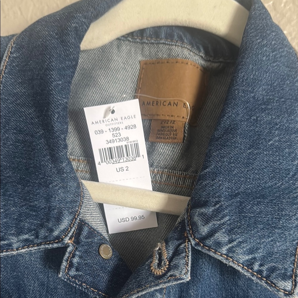 American Eagle Denim Jumpsuit - Picture 2 of 4